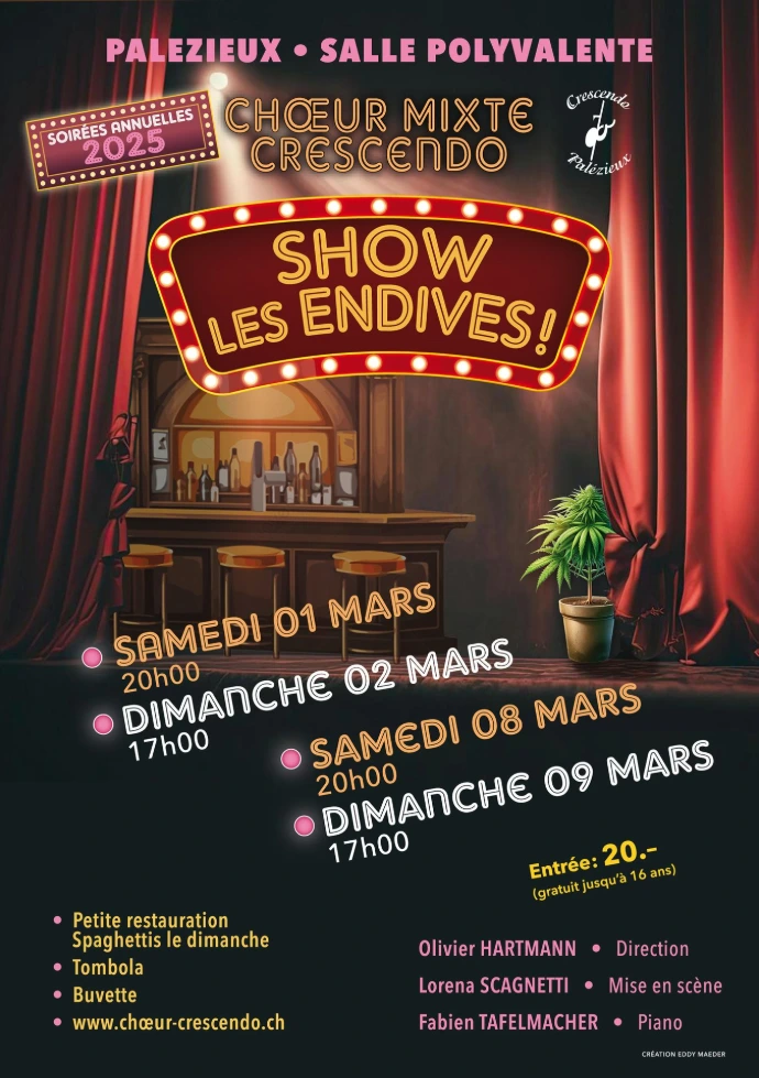 Affiche spectacle Crescendo 2025
